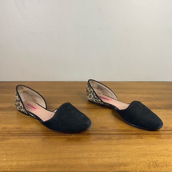 Betsey Johnson Cocoh Leopard D’Orsey Ballet Flat Size 8 - Picture 3 of 8